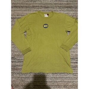 Vintage Nike Center Logo Long Sleeve Shirt Double‎ Sided Graphic 90s